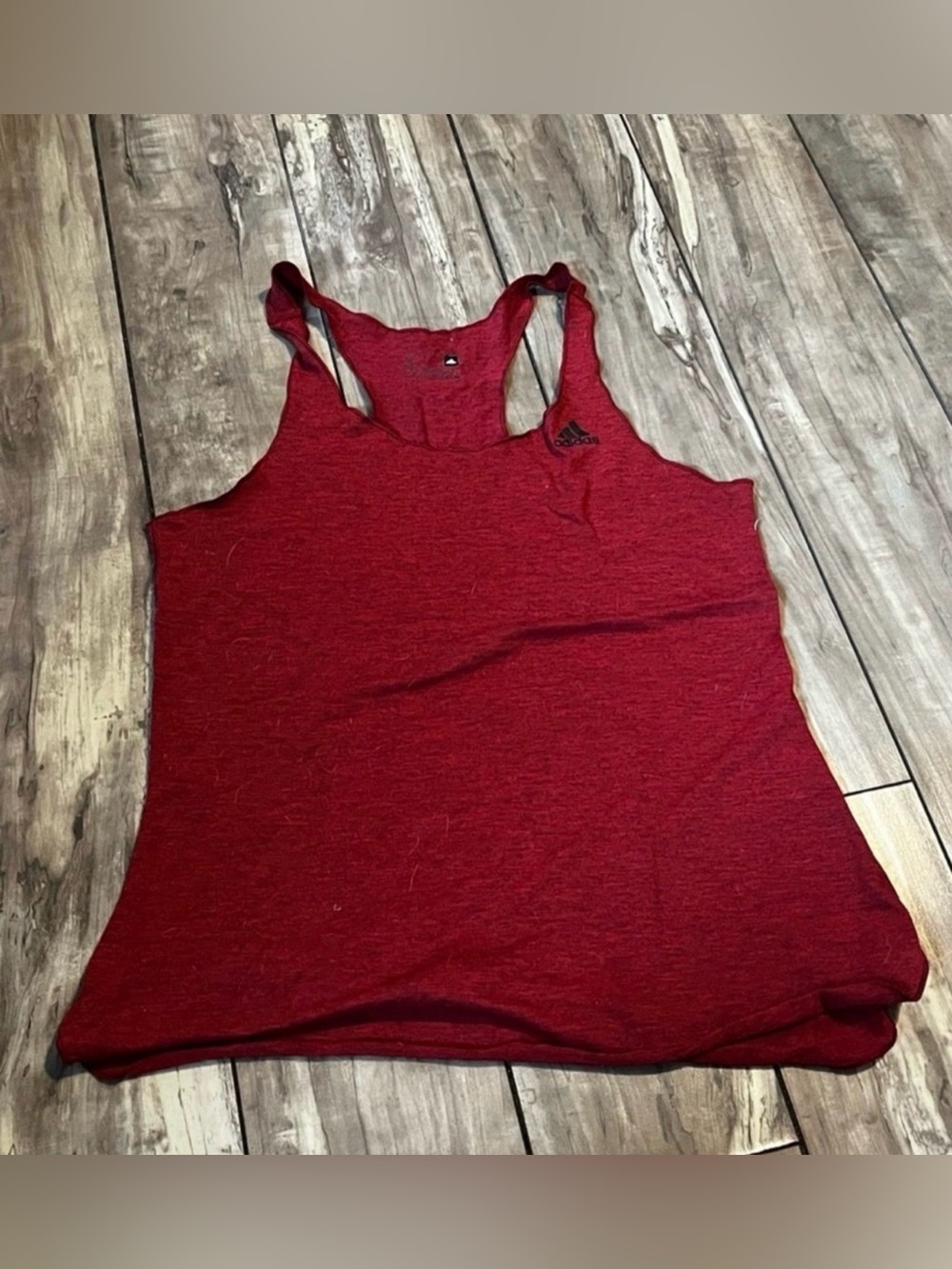 adidas Red Performance Prime Tank Top size small